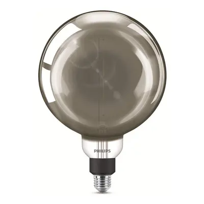 Vintage LED žárovka E27 G200 6,5W 270lm 4000K stmívatelná, smoky - PHILIPS (929001903101)