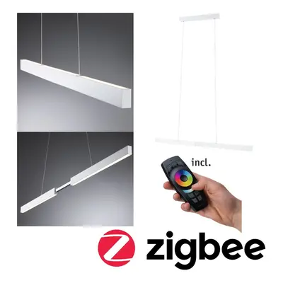 LED závěsné svítidlo Smart Home Zigbee Aptare 2700K / 2x18 / 1x18W bílá mat stmívatelné - PAULMA