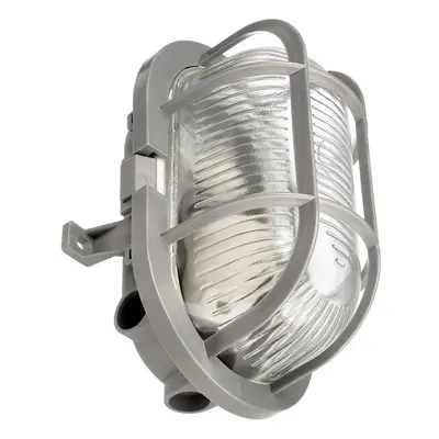 Deko-Light stropní a nástěnné přisazené svítidlo - Syrma Oval, 1x max. 42 W E27, šedá - LIGHT IM