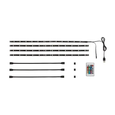 USB LED pásek 50 cm černá - BRILO