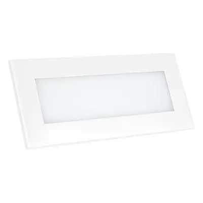 LED NOUZOVÉ SVÍTIDLO CORTES ZAPUŠTĚNÉ s nouzovým modulem 3hod 5W 4000K 280Lm 110d IP65 180x80x47