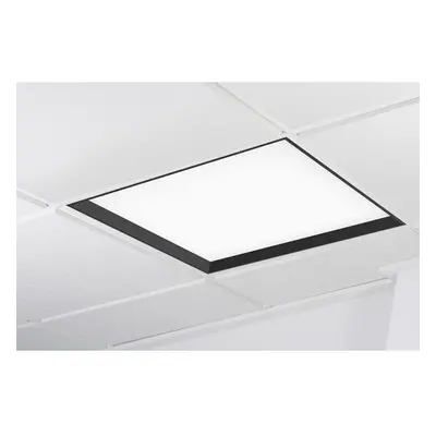 WINNER LED panel černá 3000K opál DALI 37W čtverec - KOHL-Lighting