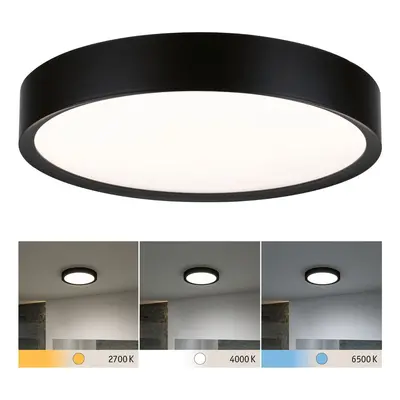 Selection Bathroom LED stropní svítidlo Tega IP44 CCT 230V 22,5W černá mat - PAULMANN