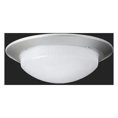 ELEKTRA 6 stropní/nástěnné průmyslové plastové svítidlo stříbrná / bílá IP65 3000 K 9W LED - OSM