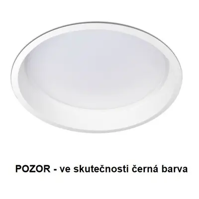 Zápustné svítidlo LIM kulaté černé LED 25W 4000K Ø215mm kulaté - KOHL-Lighting