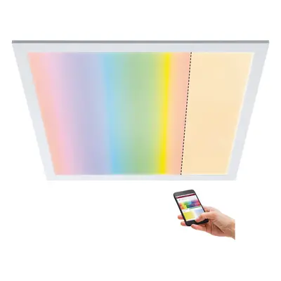 LED Panel SmartHome Zigbee Amaris hranaté 595x595mm 35W RGBW 2.700K bílá mat - PAULMANN