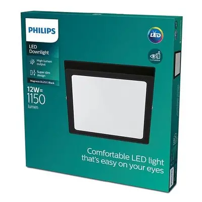 LED Stropní přisazené svítidlo Philips Magneos 8719514328730 12W 1150lm 2700K IP20 21cm hranaté 