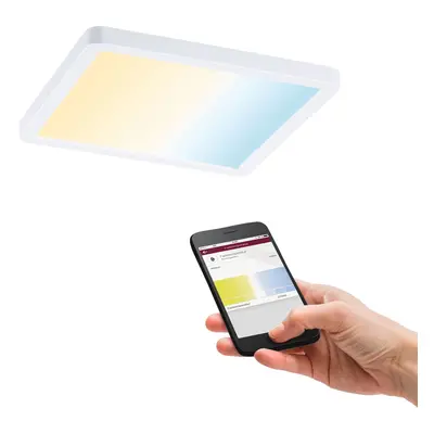 Smart Home Zigbee LED vestavné svítidlo Areo VariFit IP44 hranaté 175x175mm 13W bílá měnitelná b