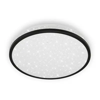 LED stropní svítidlo hvězdné nebe, pr. 28 cm, 12 W, černá - BRILONER