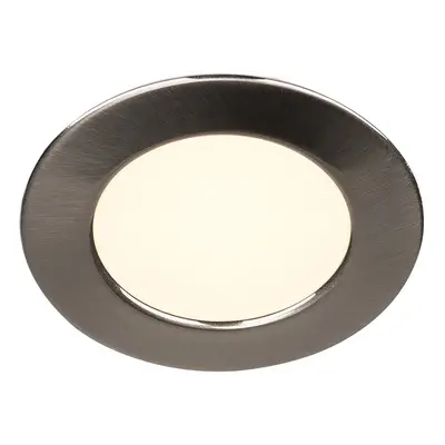 VÝPRODEJ Downlight DL 126 LED, kulaté, kartáčovaný kov, 2700K - BIG WHITE (SLV)