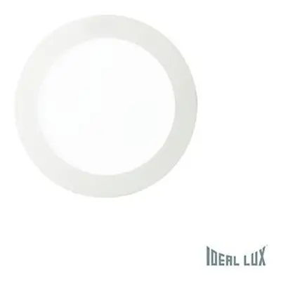 LED Zápustné svítidlo Ideal Lux Groove FI1 round 123998 bílé kulaté 20W 3000K - IDEALLUX