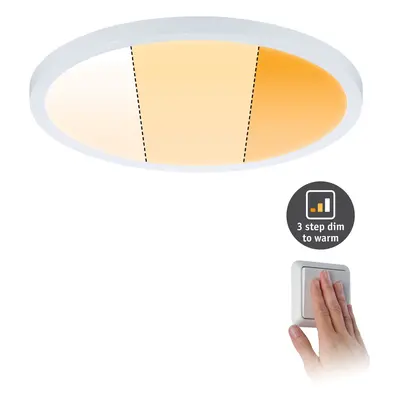 LED vestavné svítidlo Areo VariFit IP44 kruhové 230mm 16W bílá mat WarmDim 3-krokové-stmívatelné