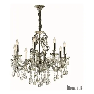 Závěsné svítidlo Ideal Lux Gioconda SP8 argento 044934 - IDEALLUX