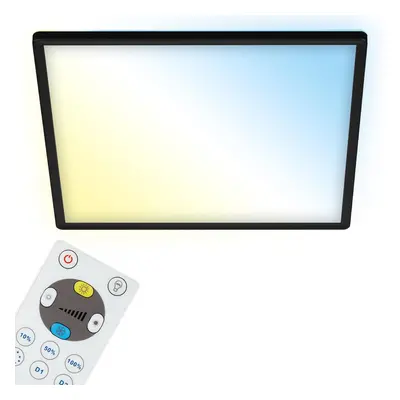 Slim CCT svítidlo LED panel, 42 cm, 22 W, černá - BRILO