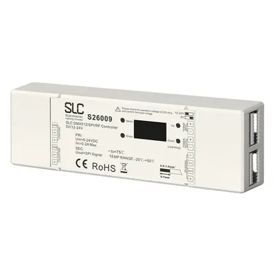 SLC DMX512/SPI/RF Controller 5V CV 12-24V OLED - TLG