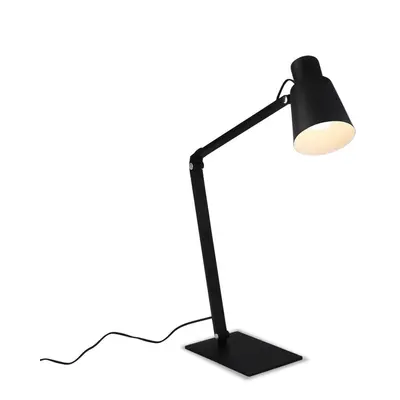 Stolní lampa, 43 cm, 1x E27, max. 10W, černá - BRILONER