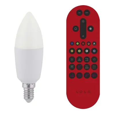 LOLAsmart - BULB LED žárovka, RGB+W, Smart Home, E14 MEDION RGB+2700-5000K - LEUCHTEN DIREKT / J