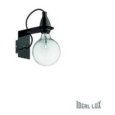 Nástěnné svítidlo Ideal Lux Minimal AP1 nero 045214 - IDEALLUX