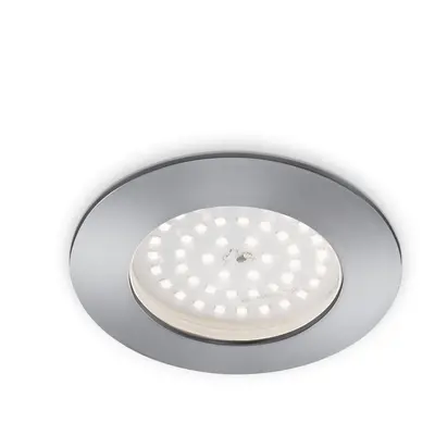 LED vestavné svítidlo, pr. 10 cm, 10,5 W, hliník - BRILONER