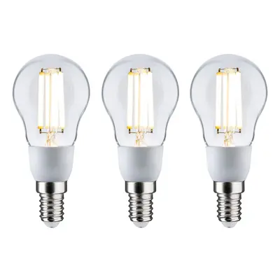 Eco-Line Filament 230V LED kapka E14 3ks-sada 100mm 3x2,5W 3000K čirá - PAULMANN