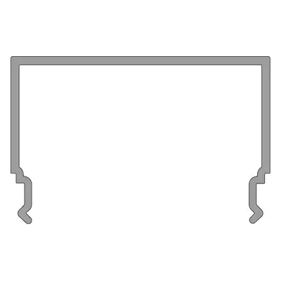 Deko-Light profil kryt, PLANO MS kryt opál 2500 mm - LIGHT IMPRESSIONS