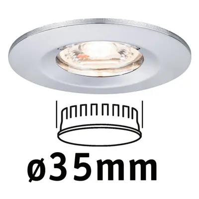 LED vestavné svítidlo Nova mini nevýklopné IP44 1x4W 2.700K chrom 230V - PAULMANN