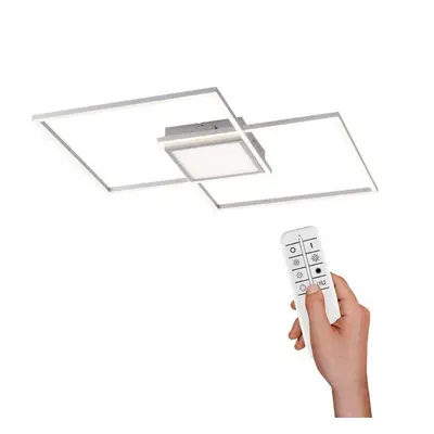 ASMIN LED stropní svítidlo, ocel, 60x60cm, CCT nastavení teploty barvy, stmívatelné 3000-5000K -