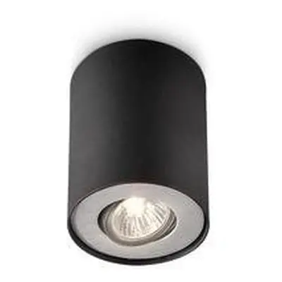 Stropní bodové svítidlo Philips Pillar 56330/30/PN černé - PHILIPS (915001807703)