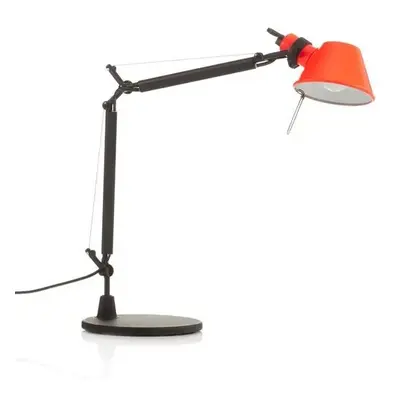 VÝPRODEJ VZORKU - Stolní lampa Tolomeo Micro Bicolor černá / korálová - ARTEMIDE