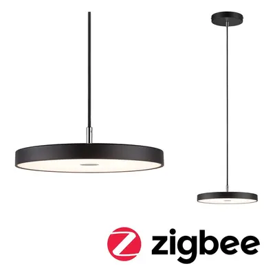 LED závěsné svítidlo Hildor 17W černá mat ZigBee - PAULMANN