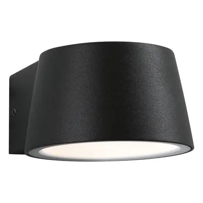 LED venkovní nástěnné svítidlo Capea neláká hmyz IP44 96x128mm 2200K 6W 230V 98° černá hliník - 