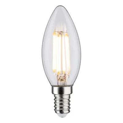 Filament 230V LED svíčka E14 5,9W 2700K stmívatelné čirá - PAULMANN