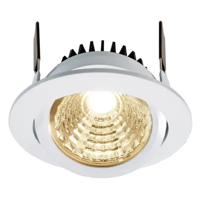 Deko-Light stropní vestavné svítidlo COB-95-24V-2700K-kulaté 24V DC 12W 2700 K 900 lm bílá - LIG