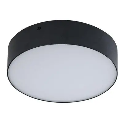 LED Stropní a nástěnné svítidlo Azzardo Monza R 22 black 4000K AZ2262 20W 1760lm 4000K IP20 22cm