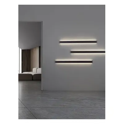 Nástěnné svítidlo SELINE černý hliník LED Philips 44W 230V 3000K IP44 - NOVA LUCE