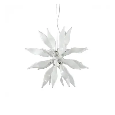 Dekorativní/ závěsné svítidlo Ideal Lux Leaves SP8 bianco 111957 - IDEALLUX