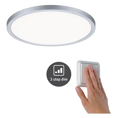 LED vestavné svítidlo Areo VariFit IP44 3-krokové-stmívatelné 230mm 16W 4.000K matný chrom - PAU