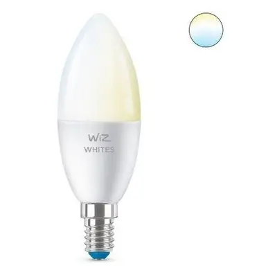 WiZ žárovka E14 C37 4,9W 470lm 2700-6500K, stmívatelná - PHILIPS (929002448702)