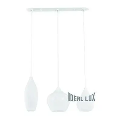 Závěsné svítidlo Ideal Lux Soft SB3 bianco 111858 bílé - IDEALLUX