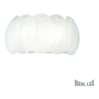 Nástěnné svítidlo Ideal Lux Ovalino AP2 bianco 038025 - IDEALLUX