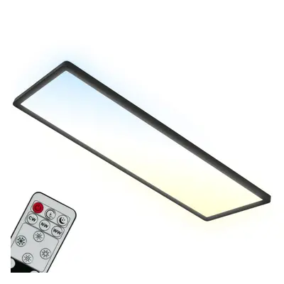 Ultraploché CCT svítidlo LED panel, 29,3 cm, LED, 23 W, 3000 lm, černá - BRILO