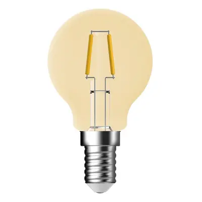 LED žárovka kapka PÆRE-DEKO E14 G45 MINI GLOBE 4,8W DÆMP GULD - NORDLUX