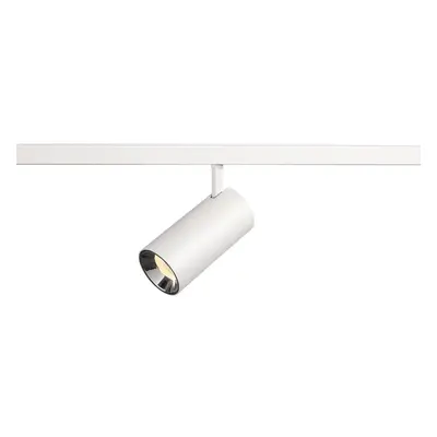 NUMINOS® S 48 V TRACK DALI, spot, bílé/chrom, 16 W, 1050 lm, 3000 K, CRI90, 40° - BIG WHITE (SLV