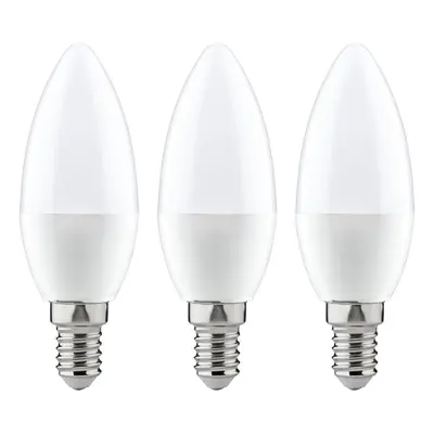 LED svíčka 4W E14 230V teplá bílá 3ks-sada - PAULMANN