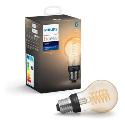 Hue Bluetooth žárovka LED E27 Filament A60 7W 550lm 2200K - PHILIPS (929002240901)