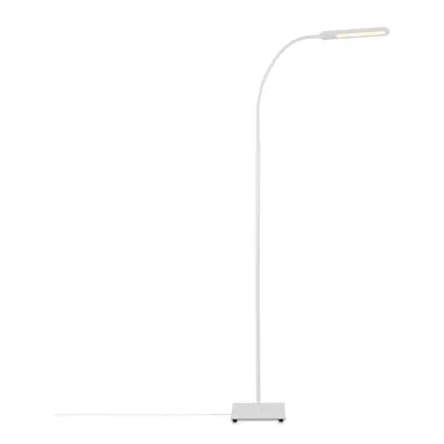 LED CCT stojací svítidlo s dotykovým vypínačem 183 cm 6,5W 600lm bílé - BRILO