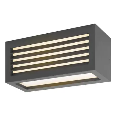 BOX_L, LED venkovní nástěnné a stropní nástavbové svítidlo, antracit, IP44, 3000K, 19W - BIG WHI