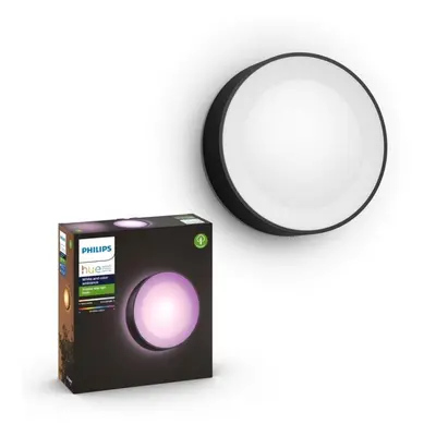 HUE Daylo SVÍTIDLO VENKOVNÍ LED 15W 1200lm 2000-6500K IP44, 16 mil. barev černá - PHILIPS HUE (9