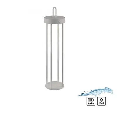 ANSELM LED stolní lampa na baterie mobilní 50cm dotykový stmívač IP44 zahradní svítidlo 2700K - 