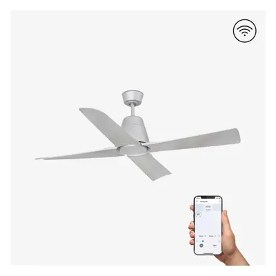 TYPHOON, šedá, stropní ventilátor s DC motorem SMART - FARO